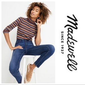 NWT 10" High-Rise Skinny Jeans in Tarren Wash